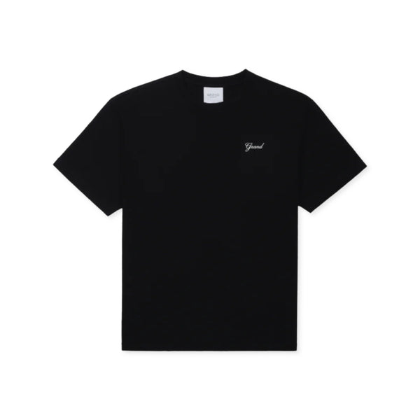 Grand Script Tee Black