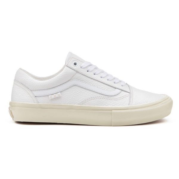 Skate Old Skool VCU VINTAGE LEATHER WHITE