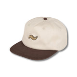 Tilde 5 Panel Cap Off White Choc