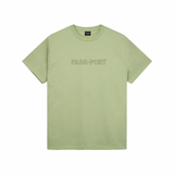 Official Embroidery Tee Stonewash Green