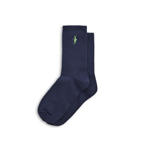 No Comply Socks Navy Sage