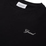 Grand Script Tee Black