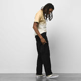 Cord Loose Tapered Cargo Pant Black