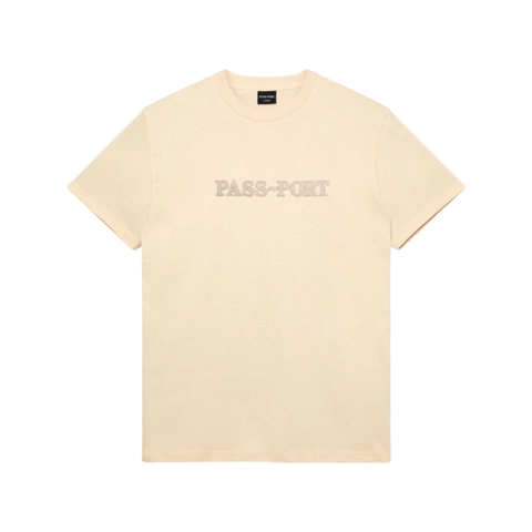Official Embroidery Tee Natural