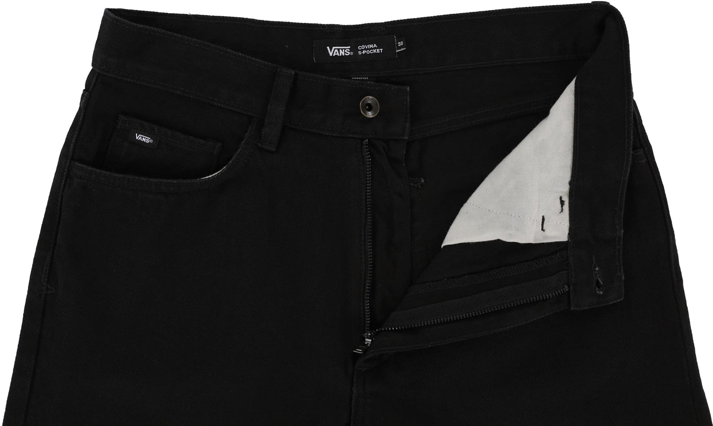 Covina 5 Pocket Baggy Denim Pant Washed Black