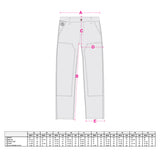 Work Pant Black White